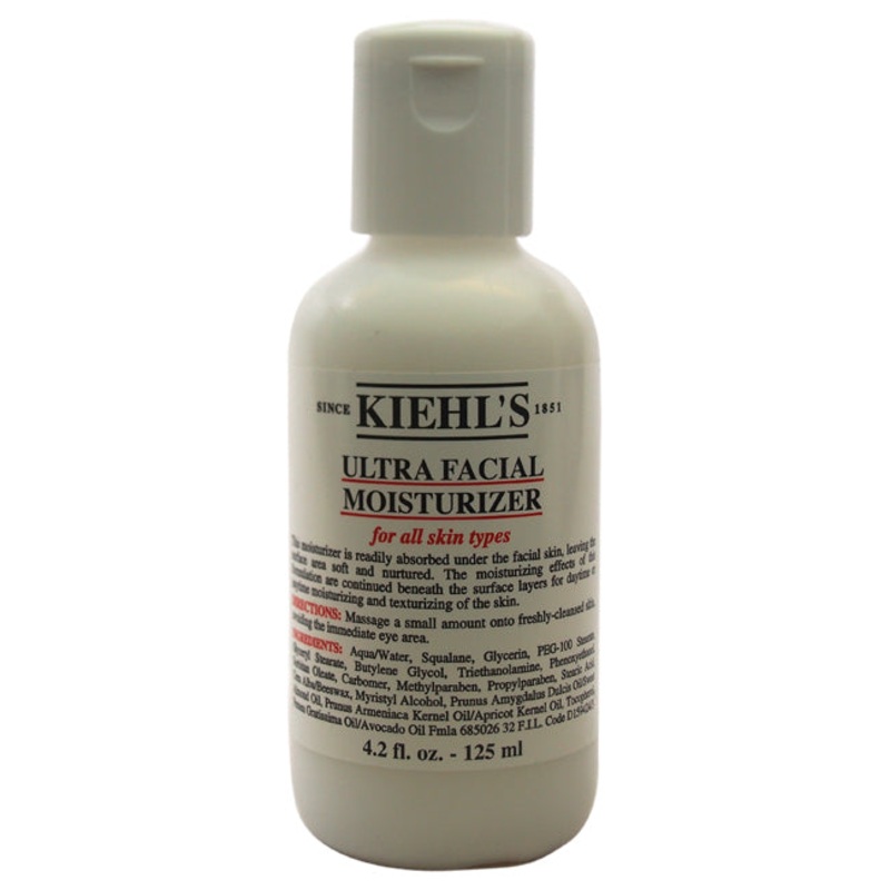 Ultra Facial Moisturizer - All Skin Types by Kiehls for Unisex - 4.2 oz Moisturizer