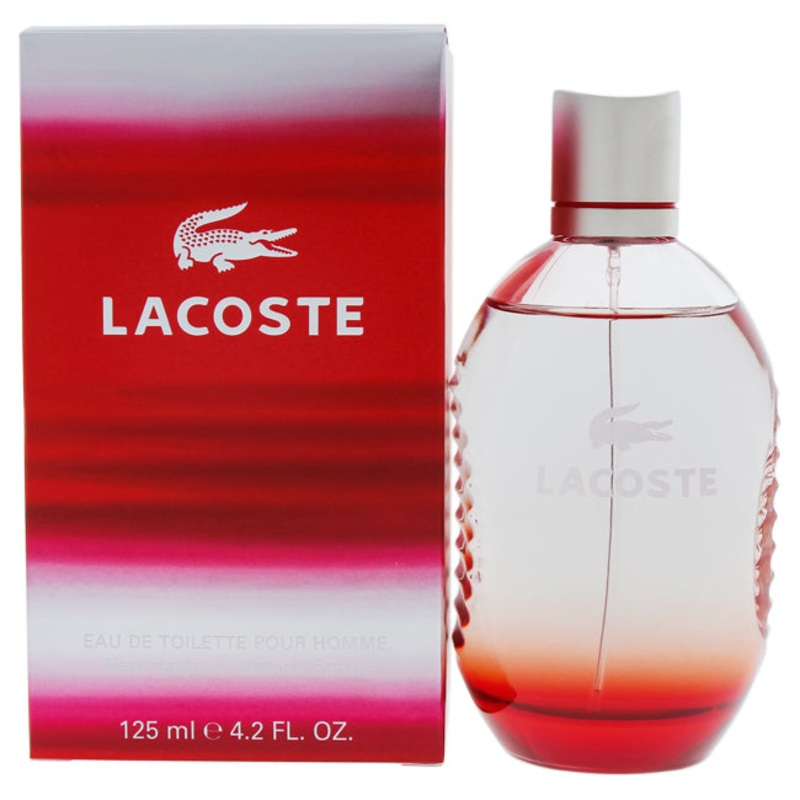 Lacoste Red by Lacoste for Men - 4.2 oz EDT Spray