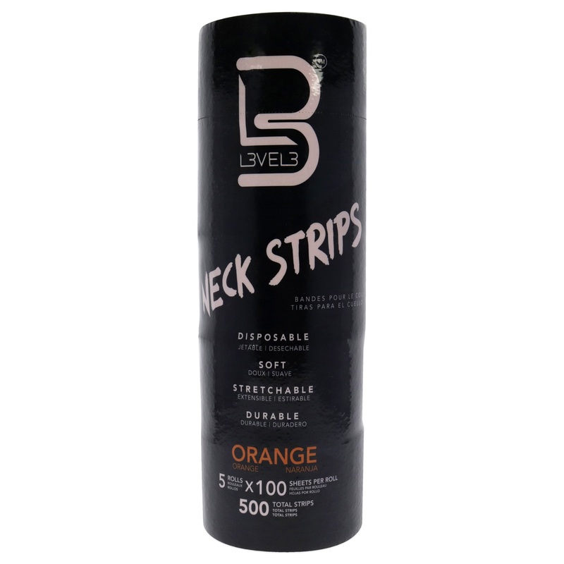 Neck Strips - Orange by L3VEL3 for Men - 5 Pc Strips