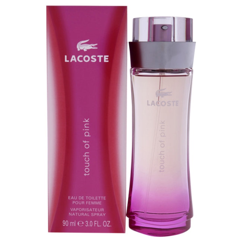 Touch of Pink by Lacoste for Women - 3 oz EDT Spray