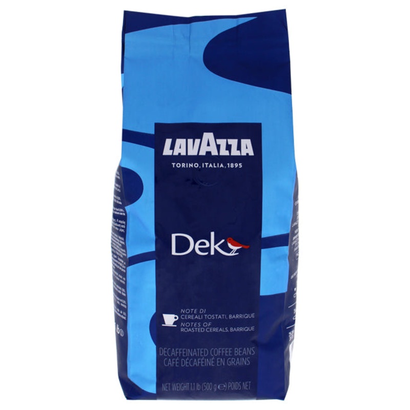Dek Espresso Decaffeinated Roast Whole Bean Coffee by Lavazza for Unisex - 17.6 oz Coffee