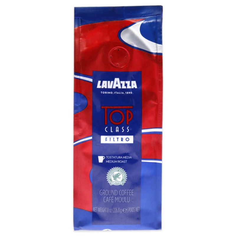 Top Class Filtro Medium Roast Ground Coffee by Lavazza for Unisex - 8 oz Coffee