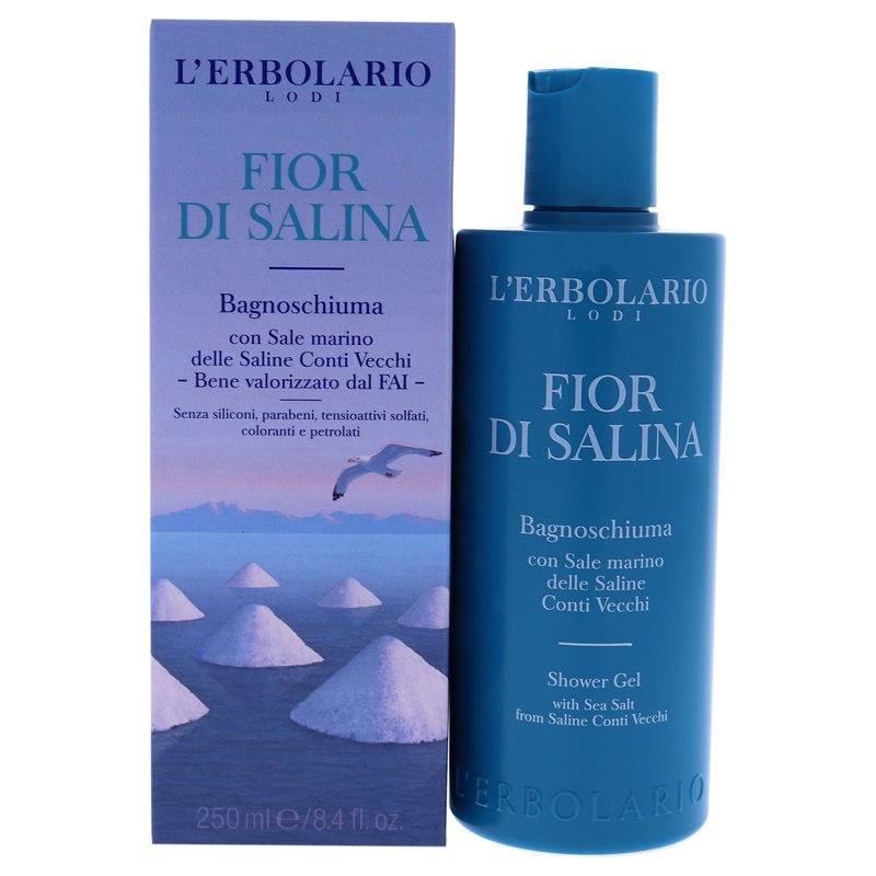 Shower Gel - Fior Di Salina by LErbolario for Unisex - 8.4 oz Shower Gel