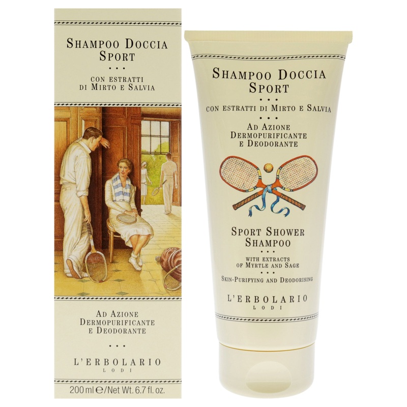Shower Shampoo - Sport by LErbolario for Unisex - 6.7 oz Shampoo