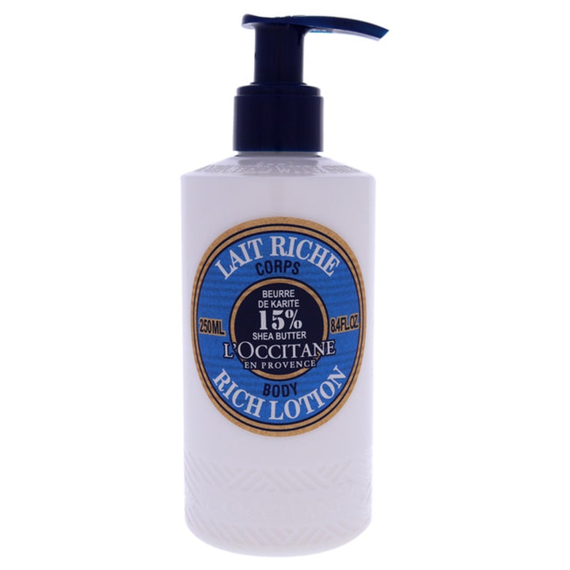 Shea Butter Rich Body Lotion by LOccitane for Unisex - 8.4 oz Body Lotion