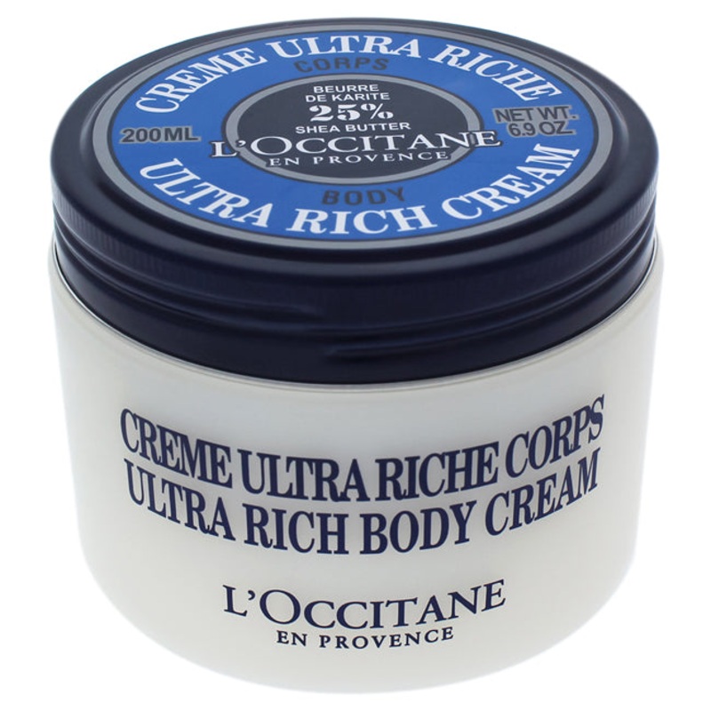 Shea Butter Ultra Rich Body Cream by LOccitane for Unisex - 6.9 oz Body Cream