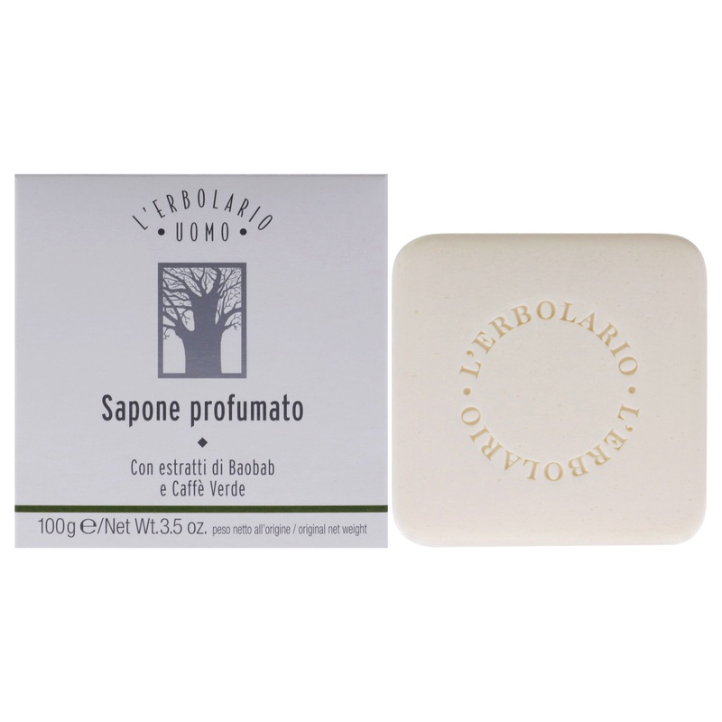 Uomo Perfumed Soap by LErbolario for Men - 3.5 oz Soap
