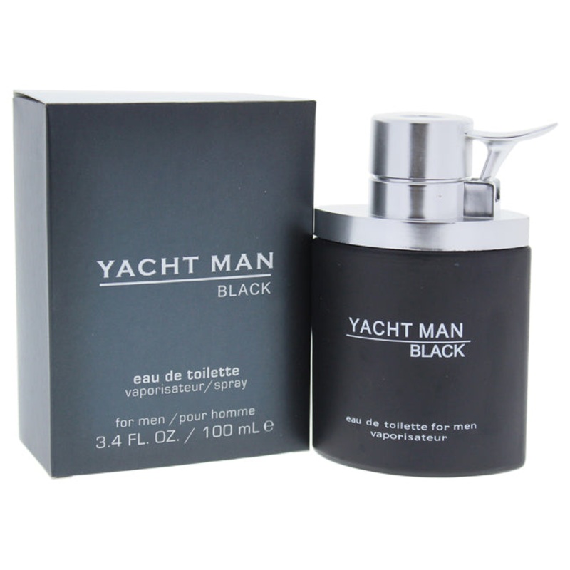 Yacht Man Black by Myrurgia for Men - 3.4 oz EDT Spray