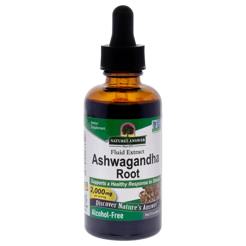 Ashwagandha Root AF - 2000mg by Natures Answer for Unisex - 2 oz Dietary Supplement