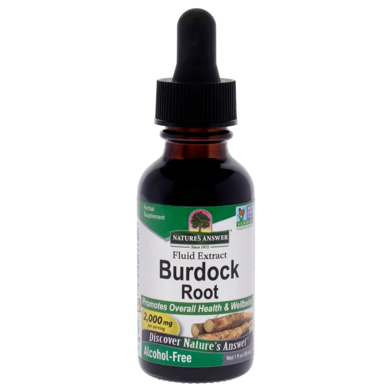 Burdock Root AF - 2000mg by Natures Answer for Unisex - 1 oz Dietary Supplement