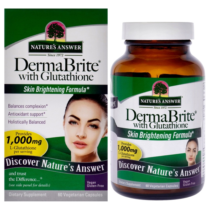 Dermabrite Capsules - 1000mg by Natures Answer for Unisex - 60 Count Capsules
