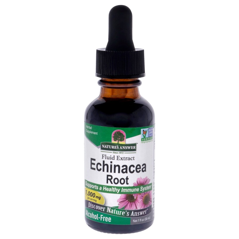 Echinacea Root Extract AF - 1000 mg by Natures Answer for Unisex - 1 oz Dietary Supplement