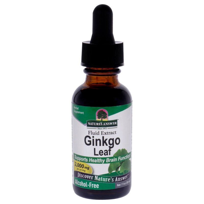 Ginkgo Leaf AF - 2000mg by Natures Answer for Unisex - 1 oz Dietary Supplement