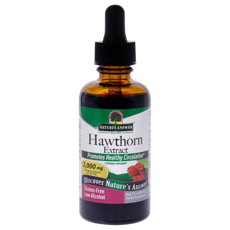 Hawtorn Extract - 2000mg by Natures Answer for Unisex - 2 oz Dietary Supplement