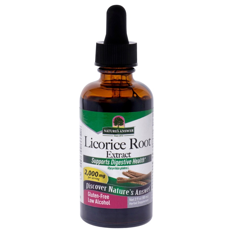 Licorice Root - 2000mg by Natures Answer for Unisex - 2 oz Dietary Supplement