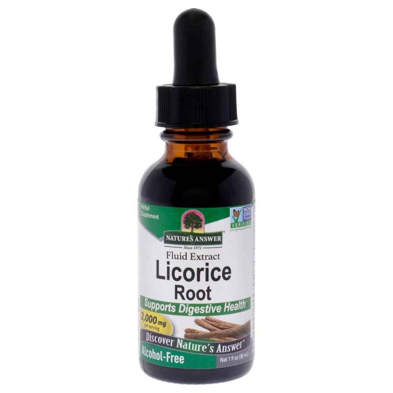Licorice Root AF - 2000mg by Natures Answer for Unisex - 1 oz Dietary Supplement