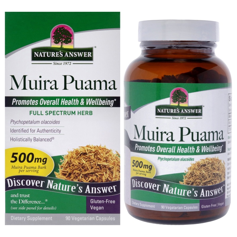 Muira-Pauma - 500mg by Natures Answer for Men - 90 Count Capsules