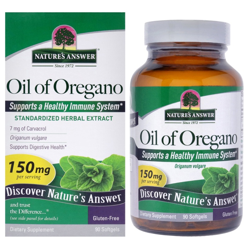 Oil of Oregano - 150mg by Natures Answer for Unisex - 90 Count Softgels