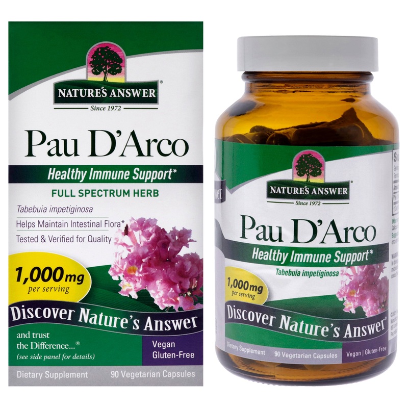 Pau Darco - 1000mg by Natures Answer for Unisex - 90 Count Capsules