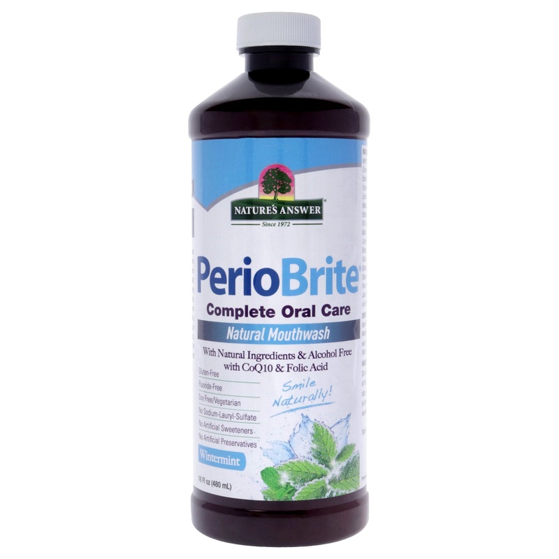 Periobrite Mouthwash - Wintermint by Natures Answer for Unisex - 16 oz Mouth Wash
