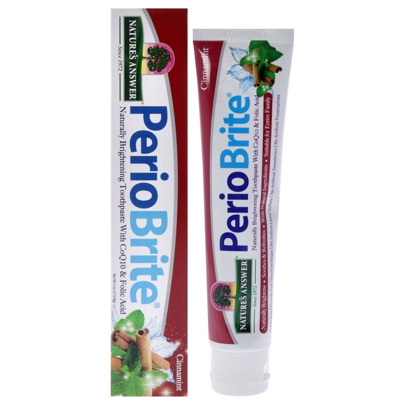 Periobrite Toothpaste - Cinnamint by Natures Answer for Unisex - 4 oz Toothpaste