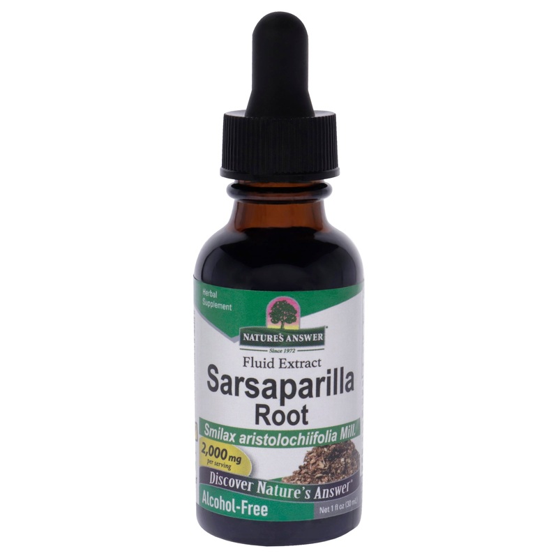 Sarsaparrilla Root AF - 2000mg by Natures Answer for Unisex - 1 oz Dietary Supplement