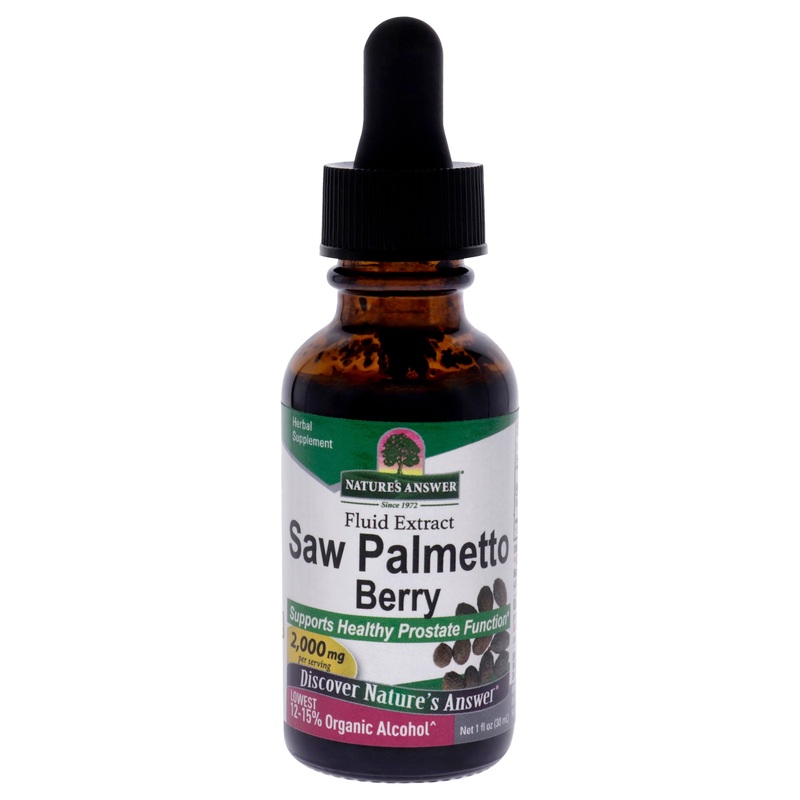 Saw Palmetto Berry - 2000mg by Natures Answer for Men - 1 oz Dietary Supplement