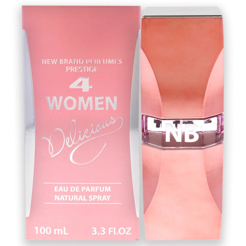4 Women Delicioud by New Brand for Women - 3.3 oz EDP Spray