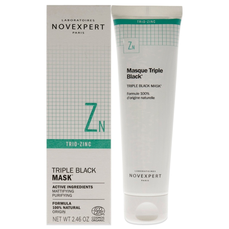 Triple Black Mask by Novexpert for Women - 2.46 oz Mask