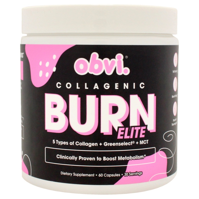 Collagenic Burn Elite by Obvi for Unisex - 60 Count Dietary Supplement