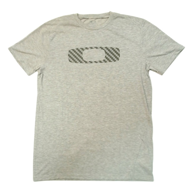 No Way Out O Tee Short Sleeve - Heather Grey - Large by Oakley for Men - 1 Pc T-Shirt