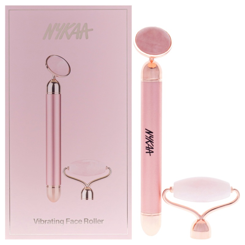 Vibrating Face Roller - Rose Quartz by Nykaa Naturals for Women - 1 Pc Roller