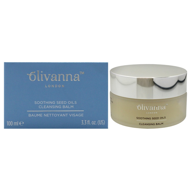 Soothing Seed Oils Cleansing Balm by Olivanna for Women - 3.3 oz Cleanser