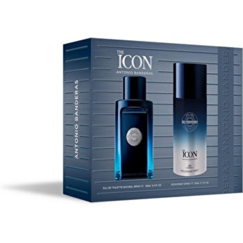 Antonio Banderas The Icon Man Set Eau De Toilette & Deodorant Spray150ml 100ml
