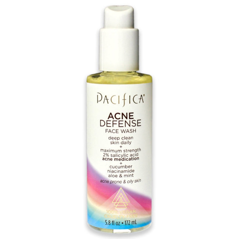 Acne Defense Face Wash by Pacifica for Unisex - 5.8 oz Cleanser