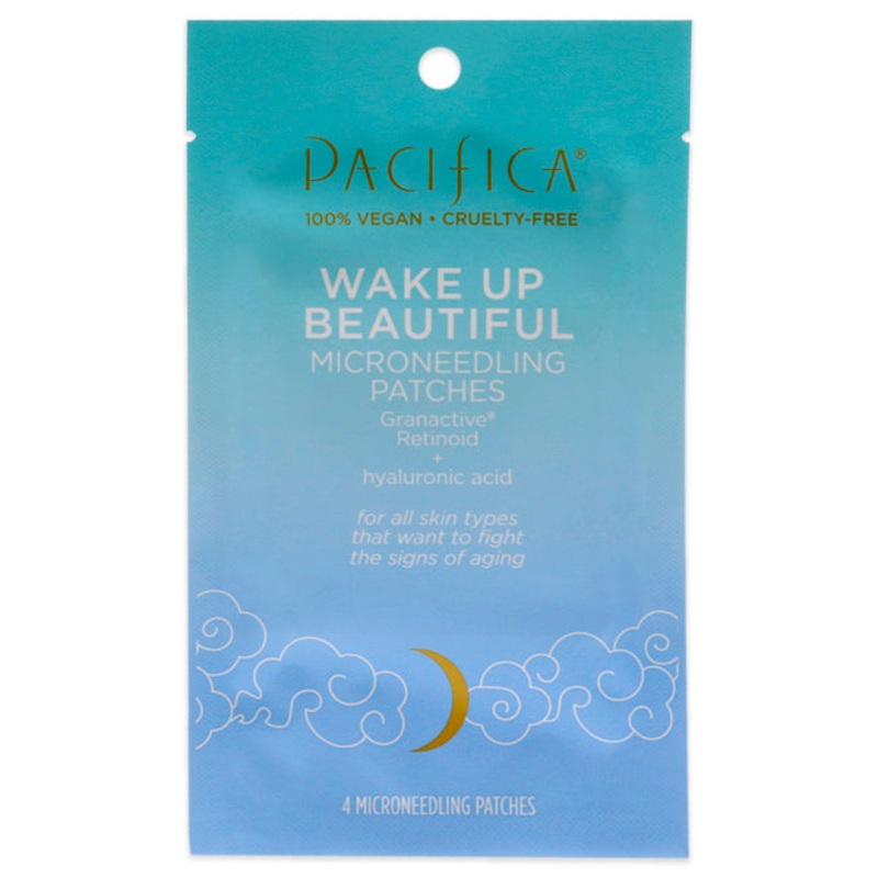 Wake Up Beautiful Microneedling Patches by Pacifica for Unisex - 4 Pc Patches