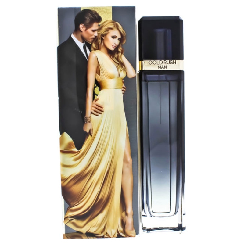 Gold Rush by Paris Hilton for Men - 3.4 oz EDT Spray