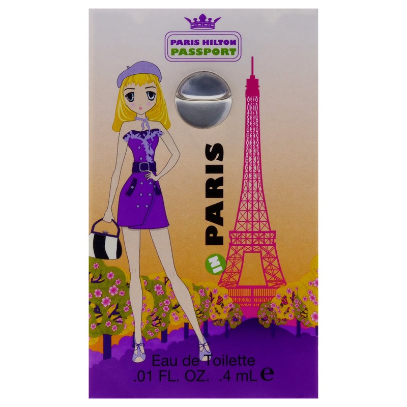 Passport Paris by Paris Hilton for Women - 0.01 oz EDT Splash Blister On Card (Mini)