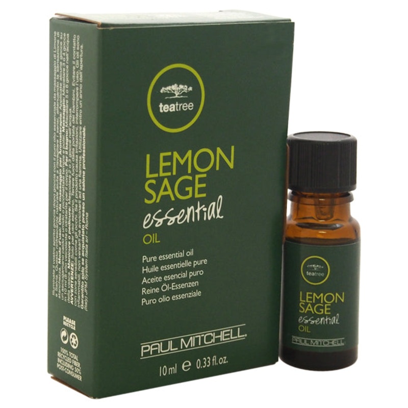 Tea Tree Essential Oil - Lemon Sage by Paul Mitchell for Unisex - 0.33 oz Oil