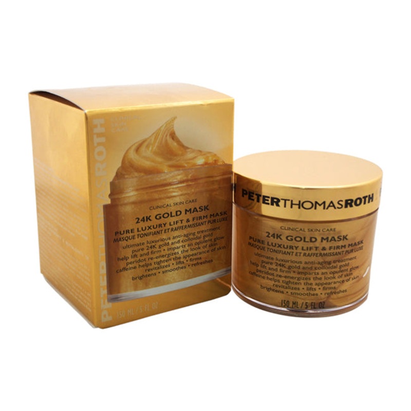 24K Gold Mask Pure Luxury Lift and Firm Mask by Peter Thomas Roth for Unisex - 5.1 oz Mask