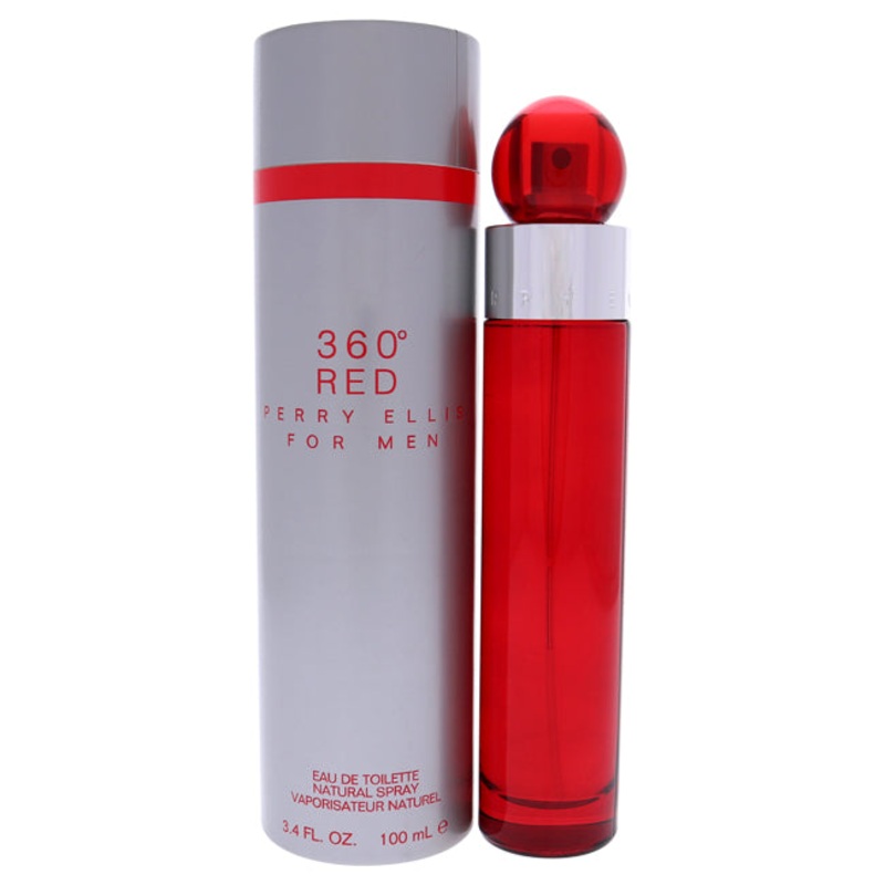 360 Red by Perry Ellis for Men - 3.4 oz EDT Spray