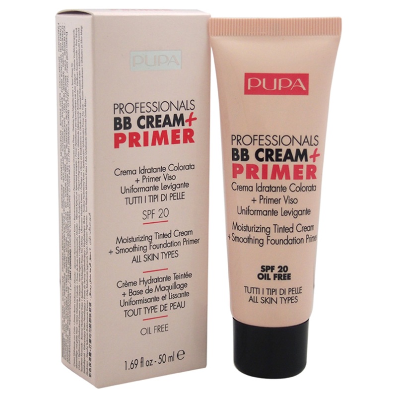 Professionals BB Cream Plus Primer SPF 20 - 002 Sand - All Skin Types by Pupa Milano for Women - 1.69 oz Makeup