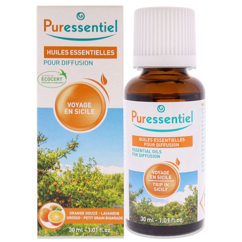 Diffusion Essential Oil - Trip in Sicily by Puressentiel for Unisex - 1.01 oz Oil
