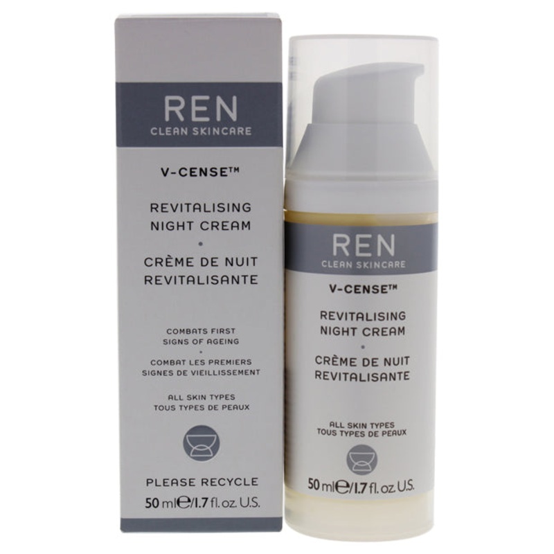 V-Cense Revitalising Night Cream by REN for Unisex - 1.7 oz Cream