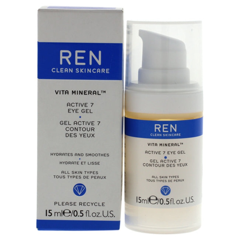 Vita Mineral Active 7 Eye Gel by REN for Unisex - 0.5 oz Eye Gel