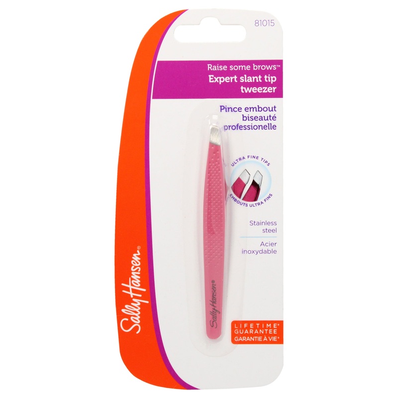 Raise Some Brows Slant Tip Tweezer - 81015 by Sally Hansen for Women - 1 Pc Tweezer