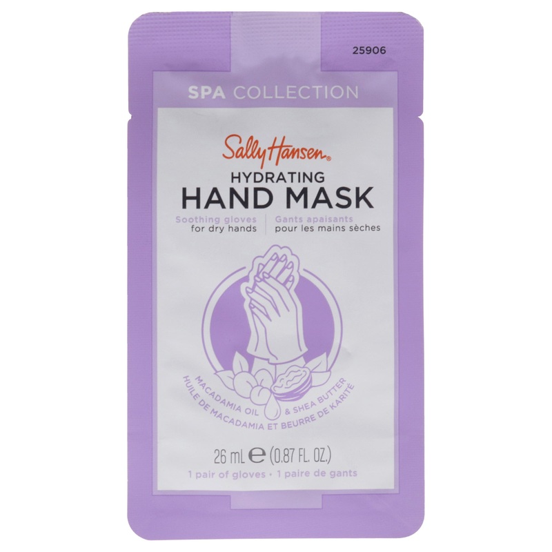 Spa Collection Hydrating Hand Mask Soothing Gloves by Sally Hansen for Women - 2 Pc Mask