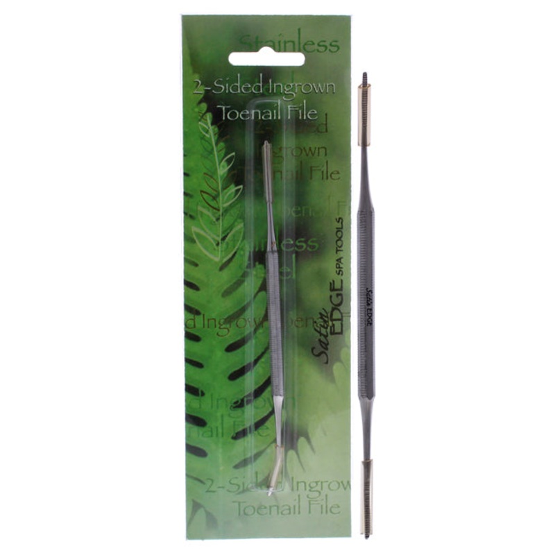 Double-Sided Ingrown Toenail File by Satin Edge for Unisex - 1 Pc Nail File