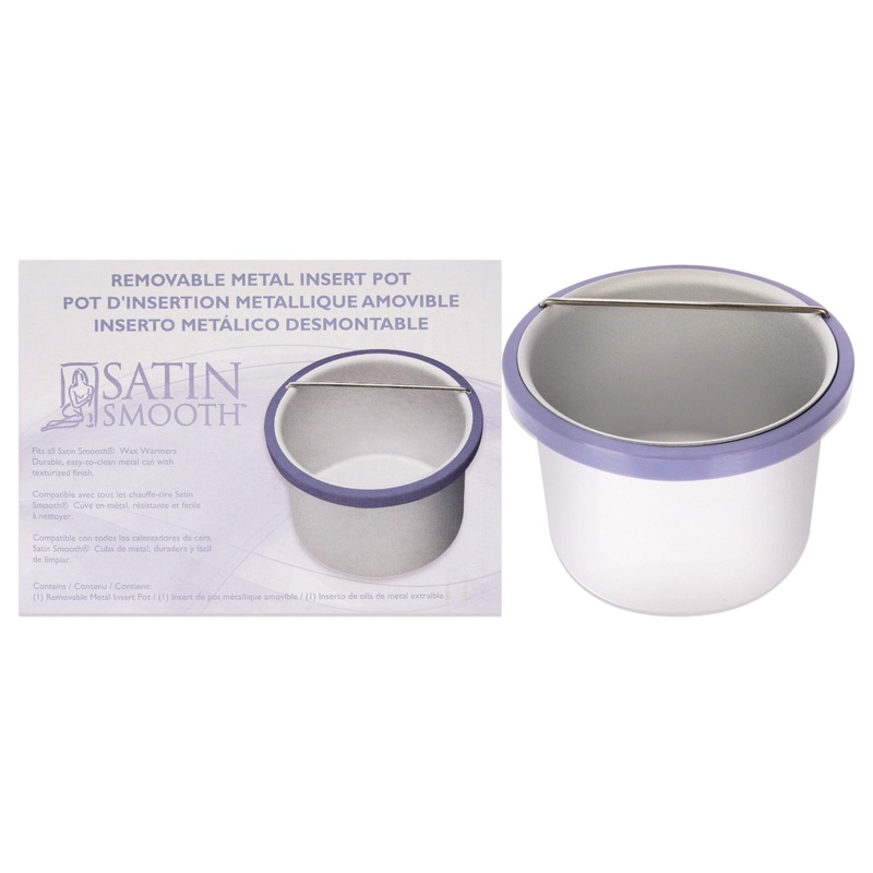 Removable Metal Insert Pot by Satin Smooth for Women - 1 Pc Pot (Empty)