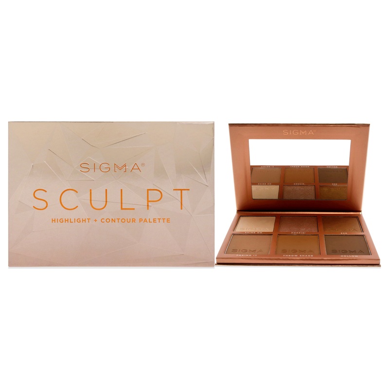 Sculpt Highlight Plus Contour Palette by SIGMA for Women - 0.98 oz Makeup